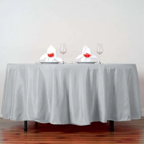 Vista 137 de Efavormart - Mantel cuadrado de lino de poliéster sin costuras, 54 x 54 pulgadas, color beige, para banquetes de boda, fiesta, restaurante