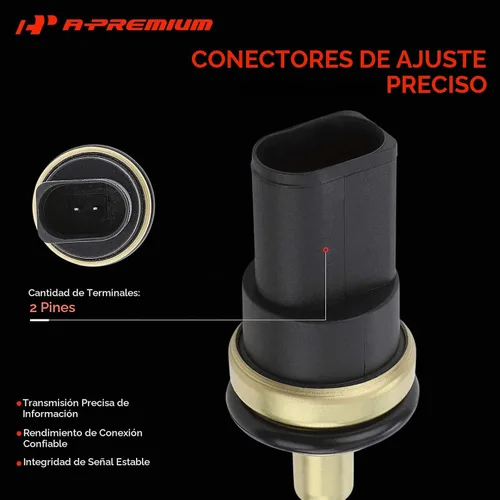 Vista 4 de A-Premium Sensor de temperatura del refrigerante del motor compatible