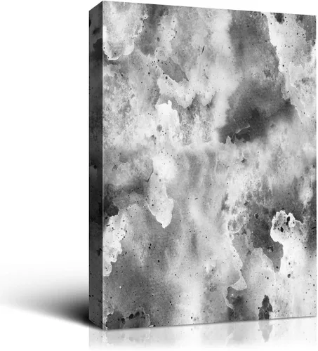 Vista 19 de Denzoer - Lienzo decorativo para pared, pintura abstracta, decoración de pared, pintura contemporánea con envoltura de galería, ilustraciones