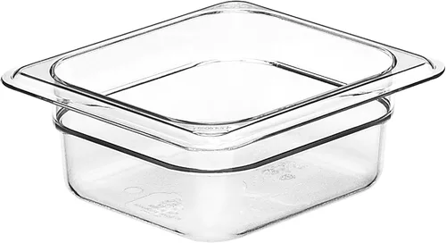 Vista 3 de Cambro Camwear 62CW135 - Sartén para alimentos, 1/6 x 2 pulgadas, transparente