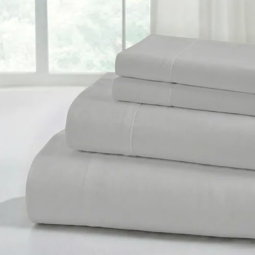 Vista 20 de Modern Threads - Sábanas lisas de microfibra suave, sábanas de microfibra de lujo, incluye sábana encimera, sábana bajera con bolsillos profundos