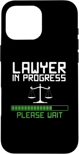 Vista 19 de Lawyer in Progress Scales of Justice Law School Student Case for iPhone 16