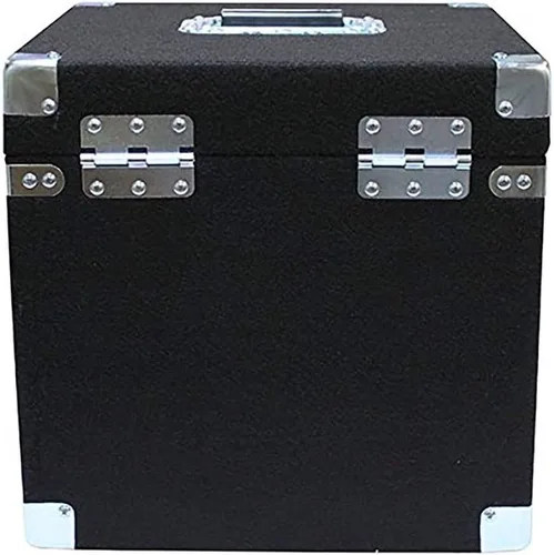 Vista 5 de Odyssey CLP100P Carpeted Pro Lp caso con hardware empotrado para 100 Lp de vinilo