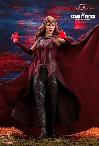 Vista 9 de La Bruja Escarlata - Visión Wanda - Sexta Escala - Hot Toys