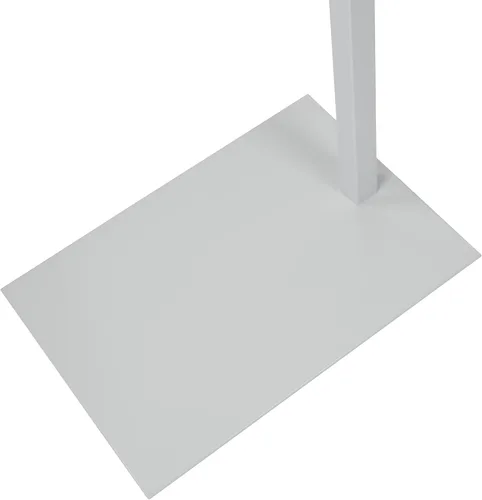 Vista 9 de SSWBasics Soporte de cliente blanco ajustable – Perchero de un solo brazo – Soporte de exhibición de ropa y ropa al por menor – Ideal para exhibir