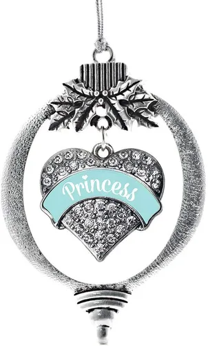 Vista 118 de Inspired Silver - Adorno con dije de hermana gemela - Adornos navideños de plata con circonitas cúbicas