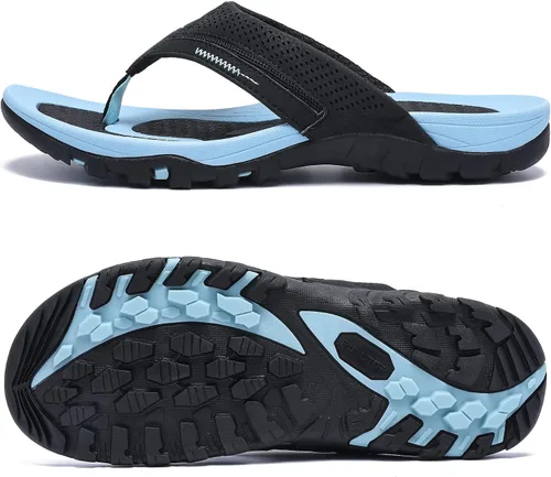 Vista 2 de Chanclas para hombre, sandalias de tanga duraderas y cómodas para la playa