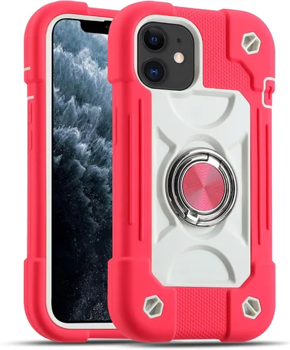 Vista 48 de MARKILL Funda compatible con iPhone Air de 6.5 pulgadas 2025 con soporte de anillo giratorio de 360 grados, protección contra caídas de grado