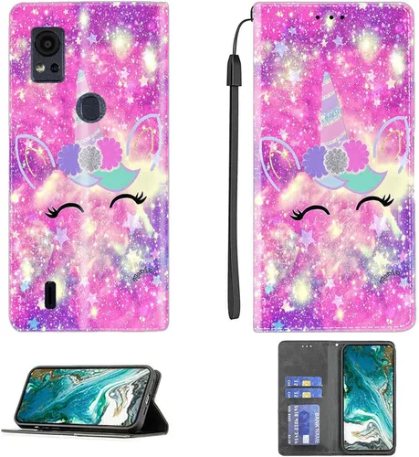 Vista 106 de Aroepurt Funda para UMIDIGI G1 Plus compatible con UMIDIGI G1 Plus Funda para teléfono Funda de piel sintética con función atril magnética CPT15