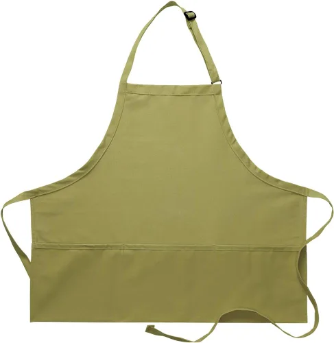 Vista 10 de DayStar Apparel Delantal con peto de 3 bolsillos de alta calidad con cuello ajustable y lazos extralargos, estilo 200
