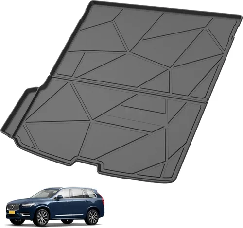 Vista 8 de Elsetyler Revestimiento de carga para viaje 2021 – TPO negro para todo tipo de clima, resistente al agua, bandeja de carga trasera, protector
