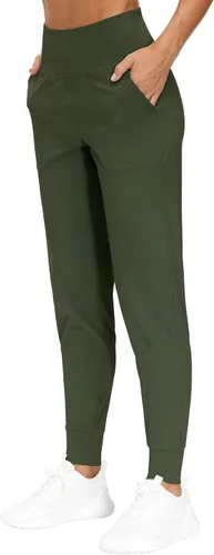 Vista 2 de THE GYM PEOPLE - Pantalones deportivos ajustados para mujer, ligeros, para entrenamiento, yoga, correr y descanso