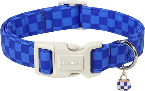 Vista 51 de DOGWONG Collar de perro de San Valentín, collar de perro con estampado de corazones para perros grandes, lindos collares de primavera, hembra