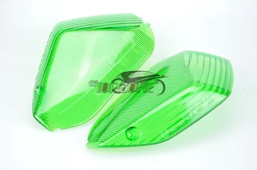 Vista 4 de TOPZONE Compatible con Kawasaki 2006-2019 Ninja ZX-14 / ZX-14R; lámpara Idicator intermitente intermitente de señal de giro (color verde)