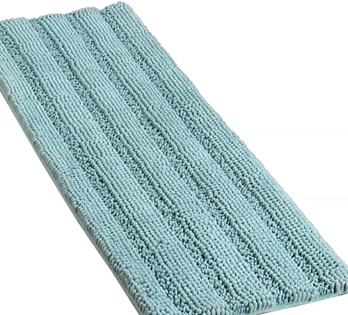 Vista 69 de Turquoize Alfombra de baño de chenilla de lujo para baño, extra absorbente, alfombra de ducha de microfibra antideslizante para baño, alfombra Aqua