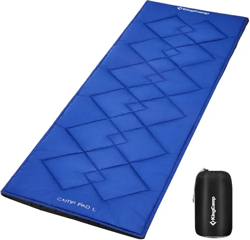 Vista 8 de KingCamp Cot Mattress Pad, Portable Lightweight Cot Mattress, Non-Slip Camping Mat Soft Comfortable Non-Slip Cot Pad for Camp, RV Bunk
