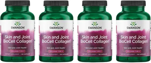 Vista 8 de Swanson Colágeno BioCell para piel y articulaciones - Colágeno tipo II 120 cápsulas