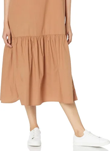 Vista 3 de The Drop Ilana - Vestido largo de popelina suelto sin mangas con dobladillo ancho para mujer