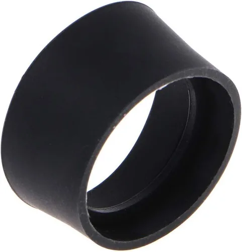 Vista 6 de 2 piezas de protección ocular de goma suave 1.142-1.181 in protectores de ojos copas cubiertas para oculares de microscopio binocular tapas negras.