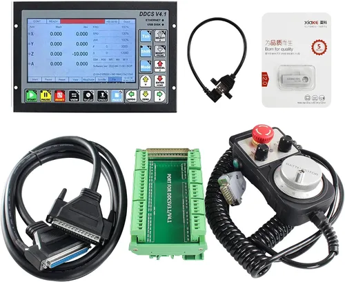 Vista 10 de CNCTOPBAOS Sistema Controlador de Movimiento CNC Independiente Fuera de Línea de 4 Ejes DDCSV3.1, Control de Motor Servo/Paso a Paso Reemplaza Mach3