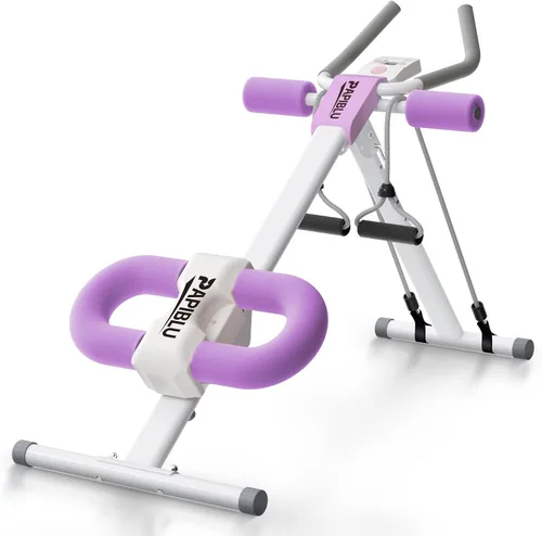 Vista 11 de Abdominal Trainers - Adjustable Ab Trainer Machine, Foldable Abdominal Workout Equipment with Knee Protection - Home Gym Core Strength Trainer for