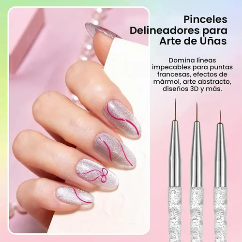 Vista 2 de Beetles - 31 pinceles para arte de uñas, herramientas de puntos, bolígrafos