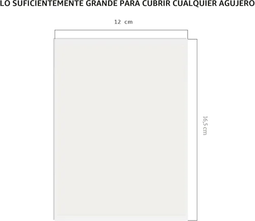 Vista 3 de Kit de reparación de revestimiento de vinilo, color blanco, duradero, autoadhesivo, parche de revestimiento de vinilo cortado para adaptarse a 6