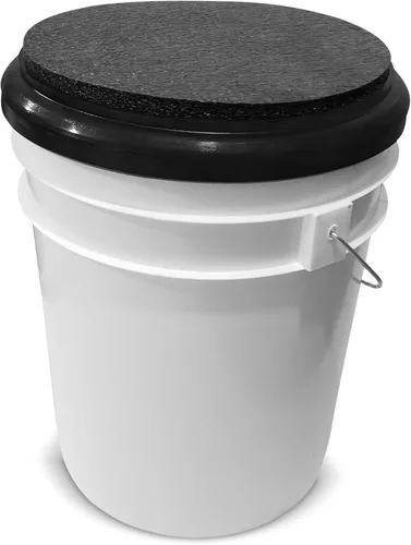 Vista 2 de Tapa de asiento acolchado para cubeta marca Bucket Lidz Negro