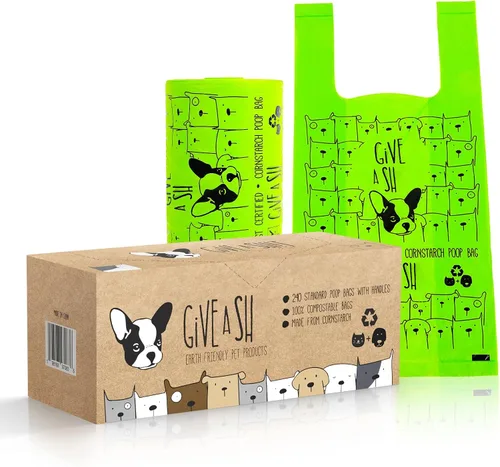 Vista 9 de Certified Home - Bolsas compostables para excrementos de perro con asas