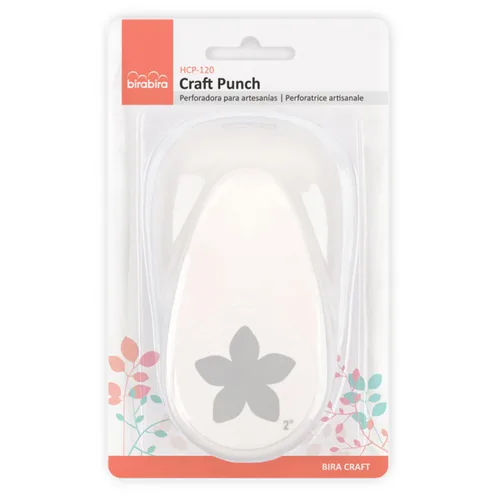 Vista 4 de BiraBira Ponche de pétalos, forma de flor de 2 pulgadas para manualidades