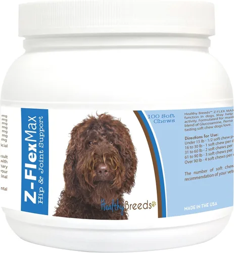 Vista 54 de Healthy Breeds Afghan Hound Z-Flex Max - Masticables suaves para cadera y articulaciones, 100