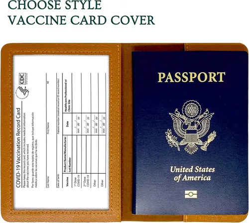 Vista 3 de Wanderlust - Soporte para pasaporte de cuero para mujer