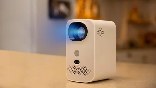Vista 4 de HP proyector CC360, proyector inteligente FHD, proyector con wifi y bluetooth, proyección inalámbrica, enfoque automático, soporte 4K, Netflix