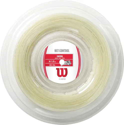Vista 4 de Cuerda de tenis Wilson NXT - Juego y carrete de 200 m