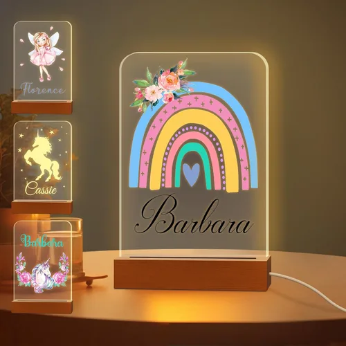Vista 25 de Luz nocturna con foto personalizada, lámpara LED con nombre de corazón, lámpara acrílica personalizada con imagen, regalo para su novia, amante
