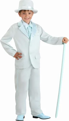 Vista 2 de Fun Costumes Disfraz de esmoquin azul para niño