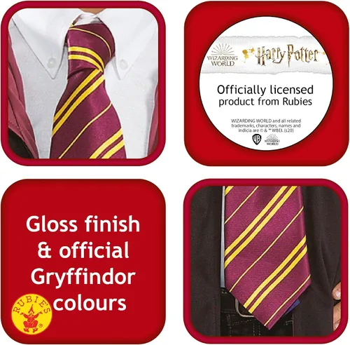 Vista 3 de Harry Potter Gryffindor - Corbata económica