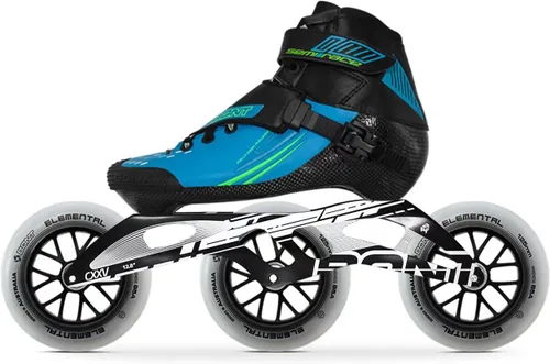 Vista 2 de Bont Patines en línea de 4.921 in para semicracia, patinaje de velocidad en línea, 3 ruedas