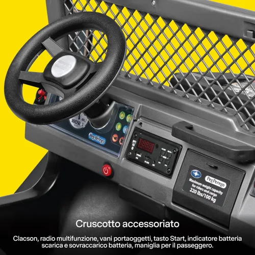 Vista 5 de Peg Perego Gaucho PRO Realtree Camo 24 voltios, vehículo todoterreno extra grande