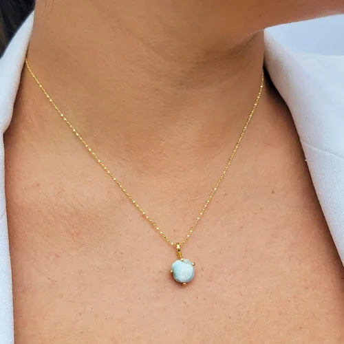 Vista 82 de Juego de joyas de piedras preciosas crudas reales con plata de ley 925 chapada en oro real, collar y aretes de piedra natal, regalo para ella por