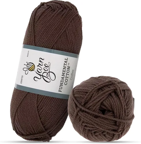 Vista 15 de Hilo Bee 4 - Mediano – Rollo Suave – 164 Yardas de Hilo de Algodón Mercerizado para Tejer Mantas, Sombreros y Más – Suministros para Artesanías