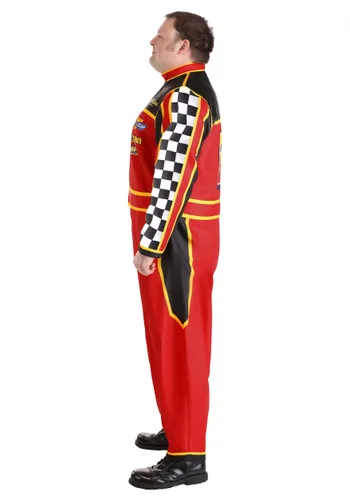 Vista 4 de Disfraz Talla Plus Uniforme de Equipo de Boxes de Cars de Disney y Pixar para Adultos Multicolor