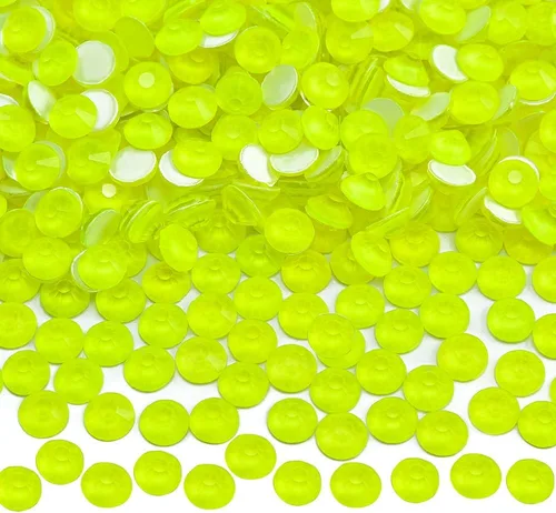 Vista 12 de Diamantes de imitación de cristal con parte trasera plana, gemas luminosas, 1440 unidades de diamantes de imitación de cristal no termoadhesivos
