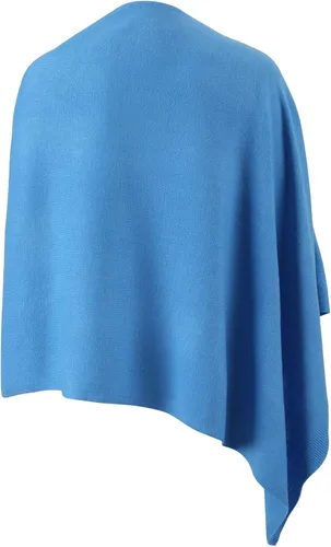 Vista 94 de Fomolom Ponchos para mujer, versátil, ligero, tejido sólido, chal envolvente, bufanda, accesorios para mujer