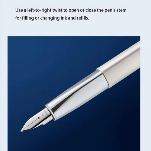Vista 4 de Pluma estilográfica de alta calidad de 0.028 in de punta media para dibujo artístico, escritura y escritura, impresionantes bolígrafos de lujo