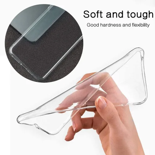 Vista 5 de Funda para Nubia Air Pro 5G (6.77") - Transparente+Negro
