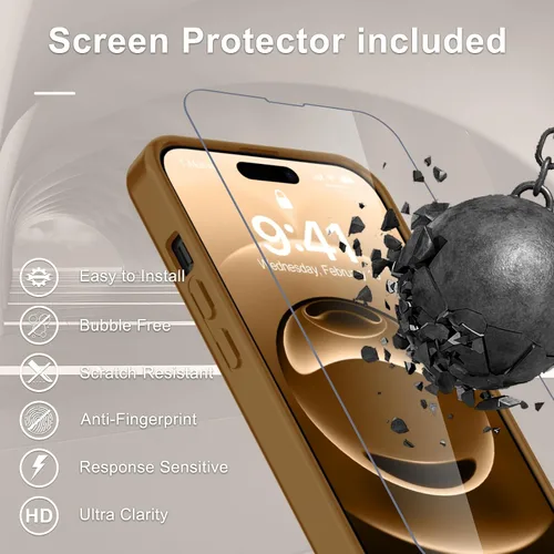 Vista 698 de Funda para Google Pixel 10 Pro XL, cubierta magnética mate, color negro Fit for MagSafe, Screen Protector included, Shockproof Military Grade