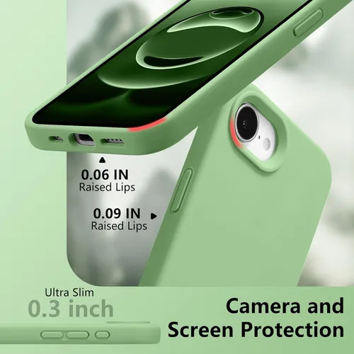 Vista 345 de Funda magnética de silicona para iPhone 13 Pro, color blanco antiguo [Compatible con Magsafe] [Forro de microfibra suave antiarañazos], funda