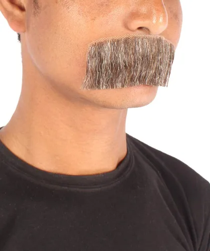 Vista 3 de HPO Cabello humano bigote para hombre