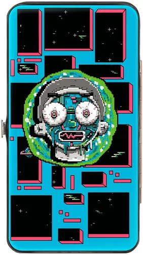 Vista 2 de Buckle-Down Billetera con bisagras para mujer, Rick and Morty, 7" x 4", Rick y Morty, Buckle-down Billetera con bisagra - Rick y Morty